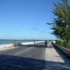 Leaders returning on the Causeway.