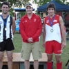 Jarrod Brian (L) and Hamish Pearce (R) will be crucial in Port v Swans match