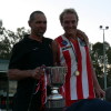 Tocumwal Coach Stuart Roe and Capt.Lucas White