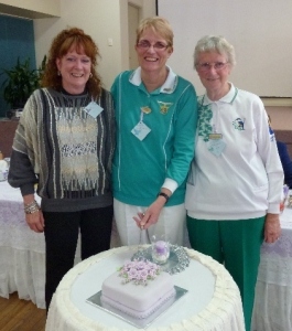 Pres.Lesley with sister Jan and friend Pat