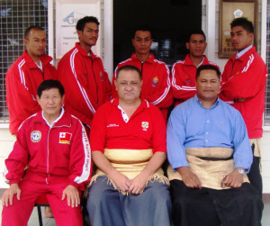 TNTA Vice-President with Team Tonga 2011