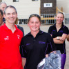 BTB mentor Aidan Geysen with Mikhalla Arthur,Emily Close and Tom Vaughan