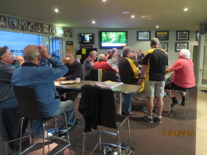 Friday night drinks at the Football Club
