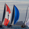 AWKR 2016 coloured kites on Port Phillip_credit Bruno Cocozza