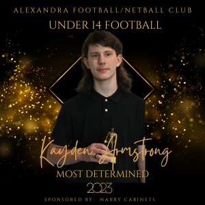 Under 14 Football Most Determined