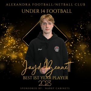 Under 14 Football Best 1st Year Player