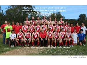 Inaugral AFL Yarra Ranges Div 1 Premiership Team